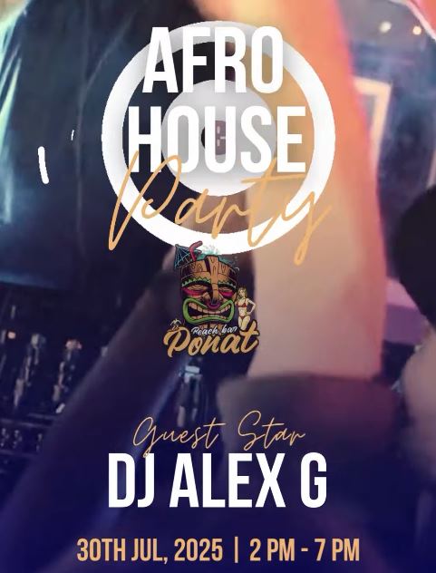 Afro House HEAT@Beach bar Ponat