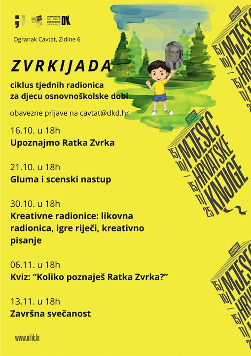 MJESEC HRVATSKE KNJIGE – Zvrkijada