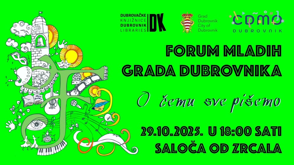 Forum mladih Grada Dubrovnika – “O čemu sve pišemo”