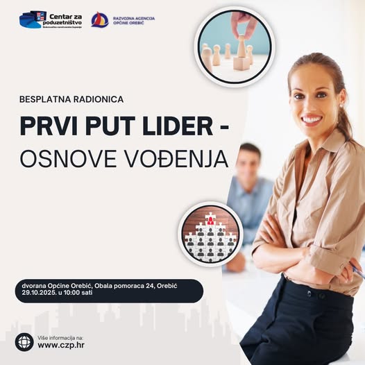 Orebić: Besplatna radionica Prvi put lider