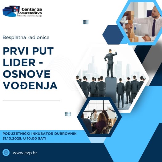 Dubrovnik: Besplatna radionica Prvi put lider