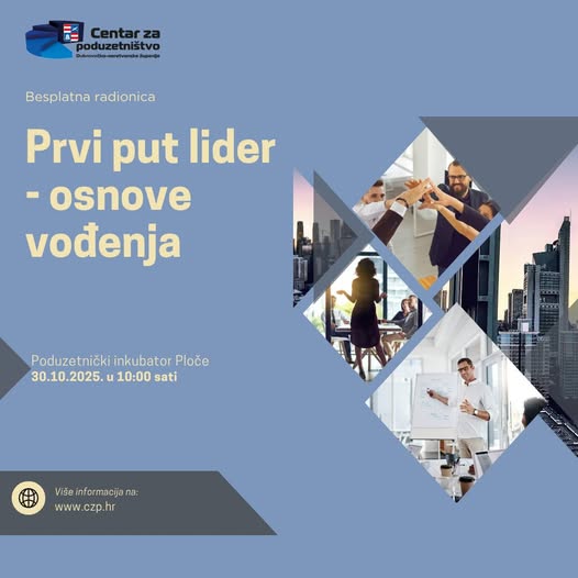 Ploče: Besplatna radionica Prvi put lider