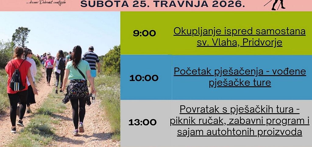 Festival nordijskog hodanja i pješačenja Konavle 2026